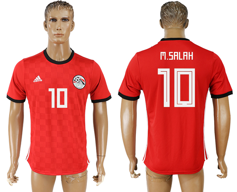 2018 Maillot de foot WORLD CUP EGYPT #10 M.SALAH RED